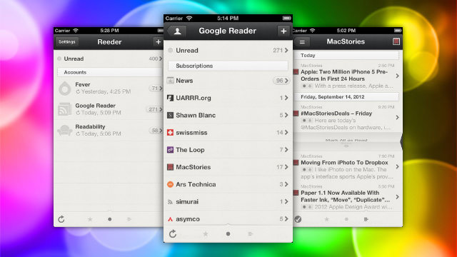 Reeder For iPhone Gets Standalone RSS And Feedbin Support