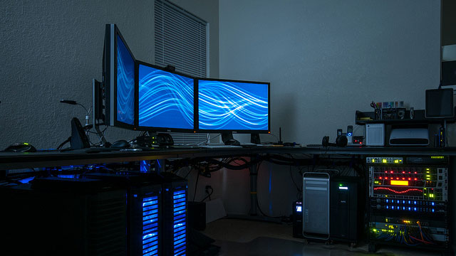 The Glowing Gadget Workspace