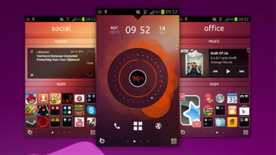 The Ubuntu Android Home Screen