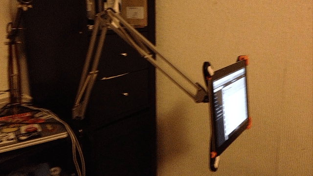 Turn An IKEA Lamp Into A Multi-Positional iPad Holder