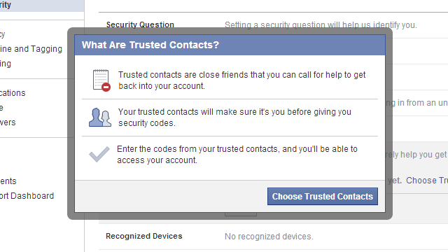 Facebook’s Trusted Contacts Sends Password Reset Codes To Your Friends