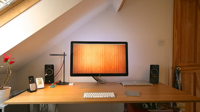 The Clean And Composed Wooden Workspace