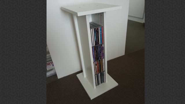 These DIY Speaker Stands Add Useful Storage To Small Spaces