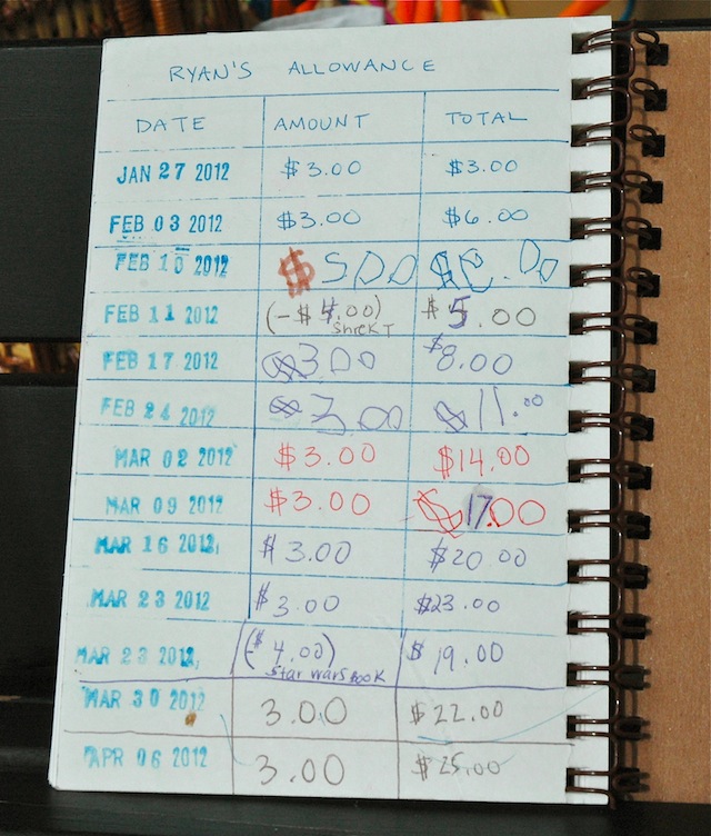 Use This ‘Bank Ledger’ To Manage Your Kids’ Pocket Money