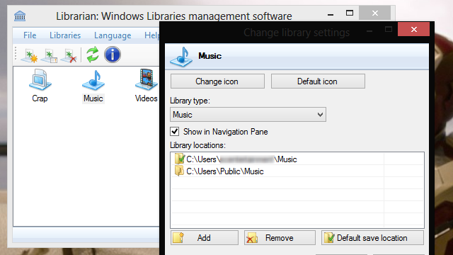Librarian Makes Windows’ Libraries Much Easier To Manage