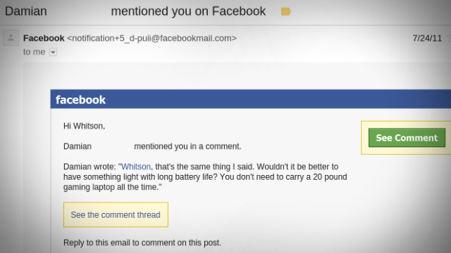Make Facebook More Searchable With Email Notifications