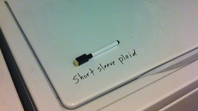 Keep Track Of Delicate Laundry Items With A Dry-Erase Marker