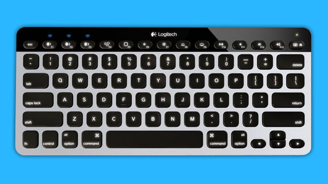 Logitech Easy-Switch Keyboard Pairs With Multiple Bluetooth Devices