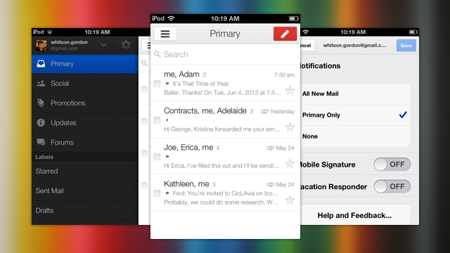 Gmail For iOS Updates With The New Inbox, Priority Notifications