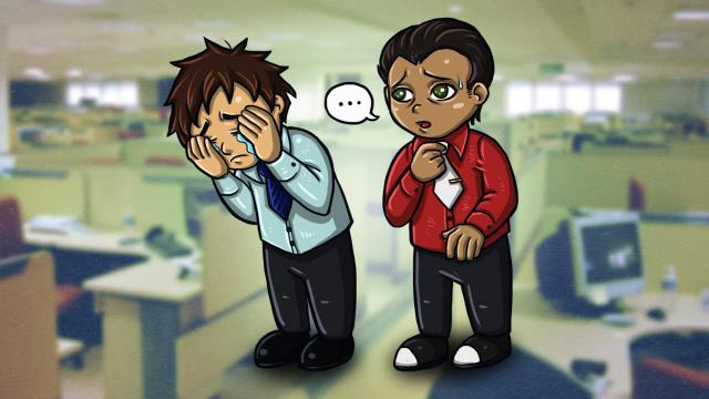 What To Do When A Coworker Cries At The Office