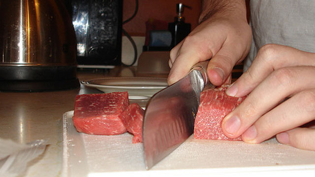Freeze Meat Quickly For Easier Slicing