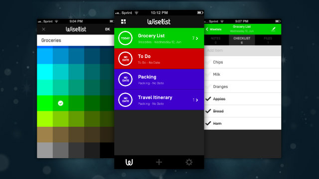 Wiselist Manages Tasks With Checklists, Notes And File Attachments