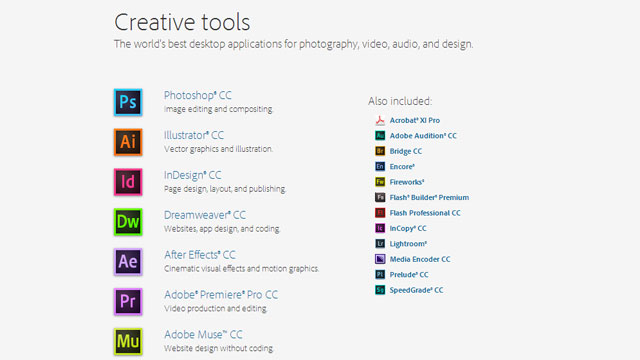 Adobe’s New Creative Cloud Apps Are Now Available For Rent
