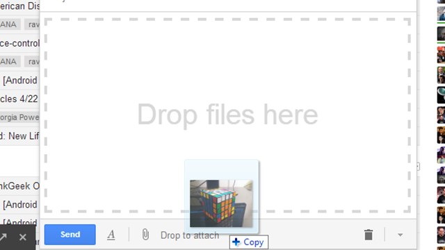 Add Images As Attachments Via Drag And Drop In Gmail