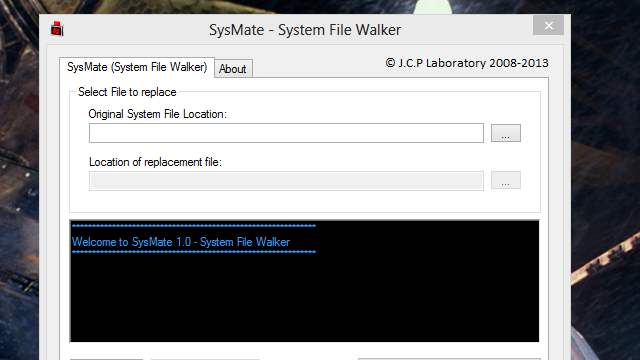 SysMate Replaces System Files Without Permission Errors