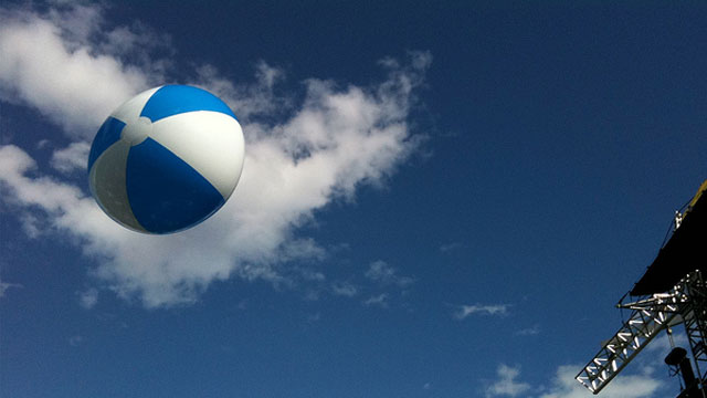 Make Air Travel More Comfortable With A Beach Ball