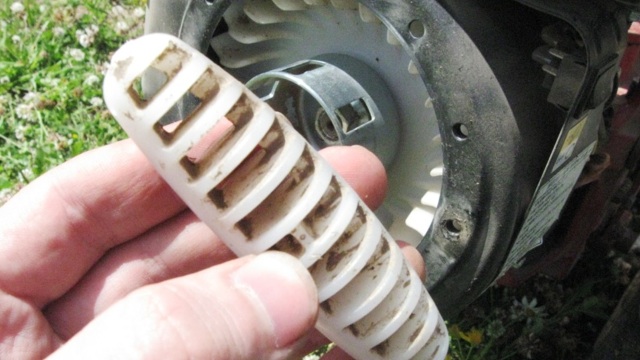 Repair A Lawnmower Starter Cord With A Bucket Handle