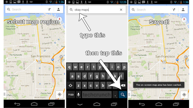 How To Cache Offline Maps In The New Google Maps For Android