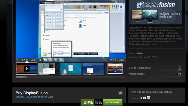 Grab Multi-Monitor Utility DisplayFusion For Just 69% Off