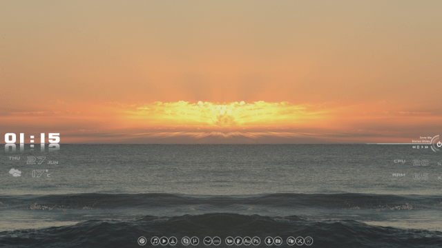 The Beach Sunset Desktop
