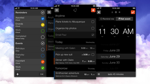 Ding Combines Reminders And Events Into A Good-Looking Interface