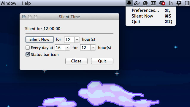 Silent Time Quiets Your Mac During Specific Hours Of The Day