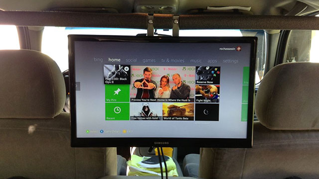 Install A Game Console In Your Car For Backseat Entertainment