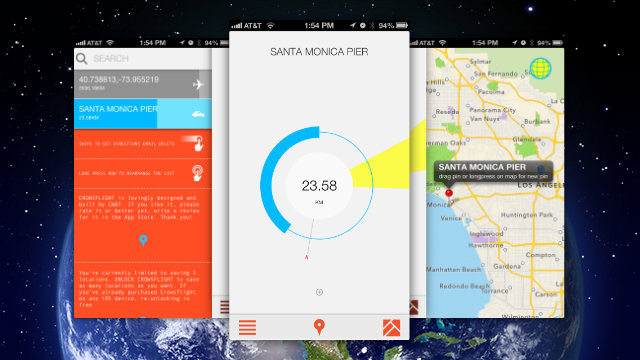 Crowsflight Guides You To Your Location Without Wasting Battery