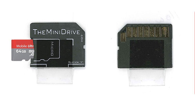 MiniDrive Adds Seamless Flash Storage To Your Mac Via The SD Card Slot