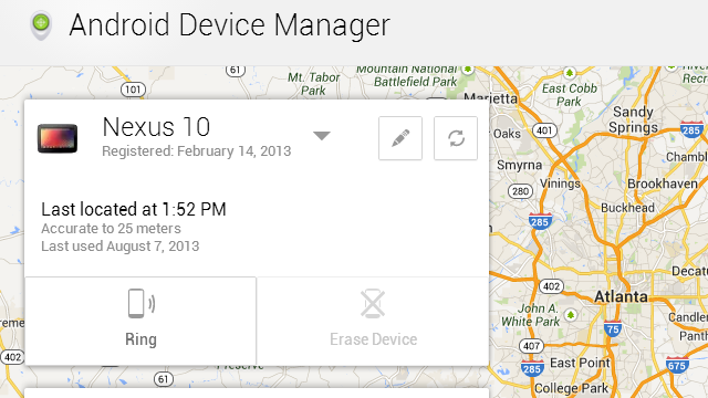 Google’s Android Device Manager Finds And Wipes Your Lost Phone