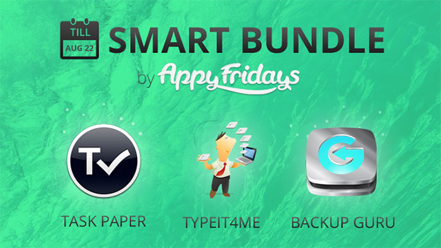AppyFridays Smart Bundle Offers TaskPaper, TypeIt4Me And More For $US10