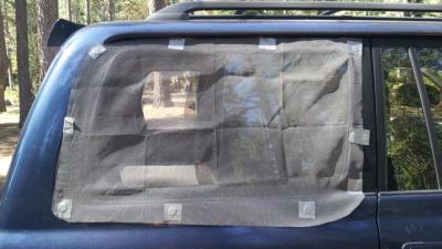 Camp In Your Car With Magnetic Window Screens