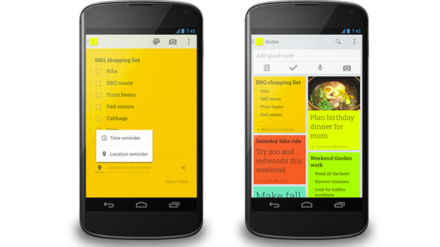 Google Keep Adds Reminders So You’ll Never Forget To Act On Your Notes