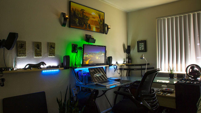 The Ambient LED Workspace