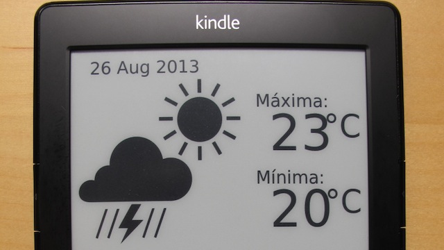 Add Weather And Google Calendar Information To Your Kindle