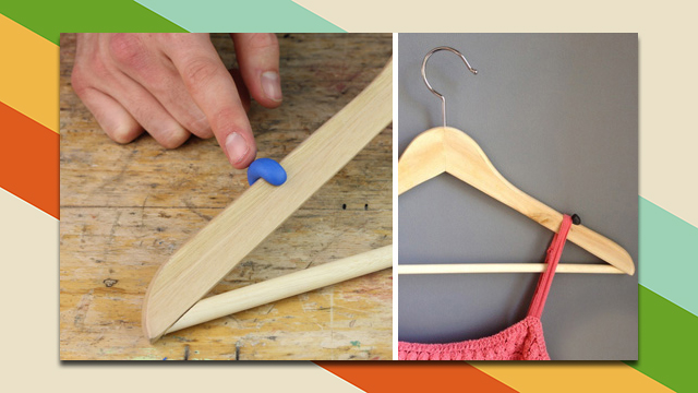 Improve Clothes Hanger Grips With Sugru