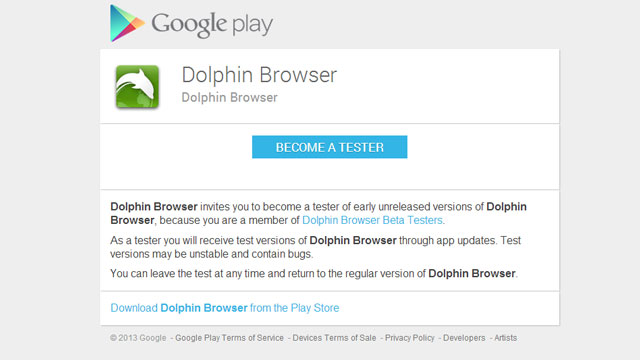 Dolphin Browser Releases Beta With Early Access To New Features