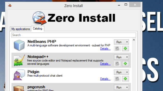 Zero Install Downloads, Updates And Runs Apps Without Installing