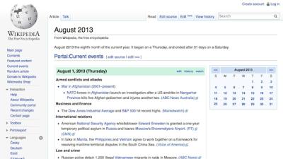 Wikipedia’s Date View Keeps You Caught Up On Current Events