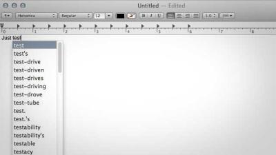 Type Faster With OS X’s Autocomplete