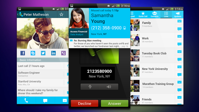 Contactive Identifies Unknown Callers, Adds Social Info To Contacts