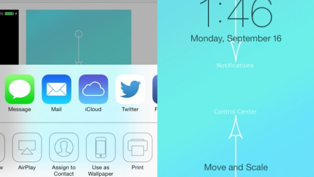 These Wallpapers Get You Acquainted With IOS 7’s New Gestures