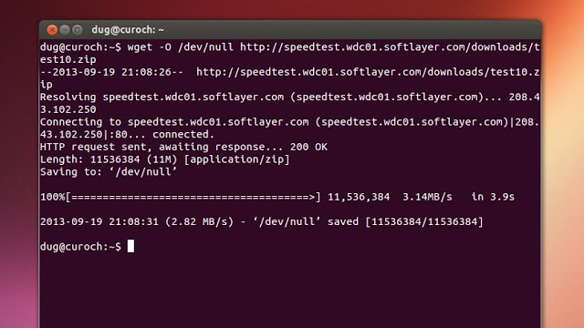 How To Test Your Internet Speed With A Terminal Command