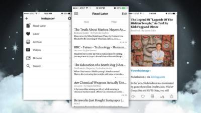 Instapaper For iOS Adds Sorting Options