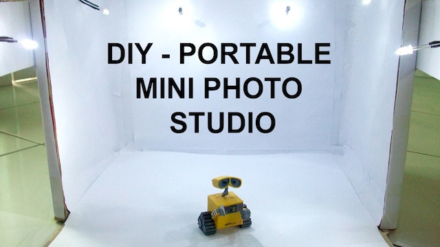 Build Your Own Portable Photo Studio From A Cardboard Box And LEDs