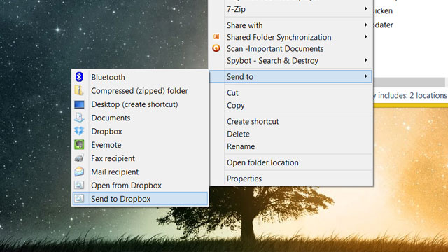 Quickly Encrypt Files And Send Them To Dropbox From The Send To Menu