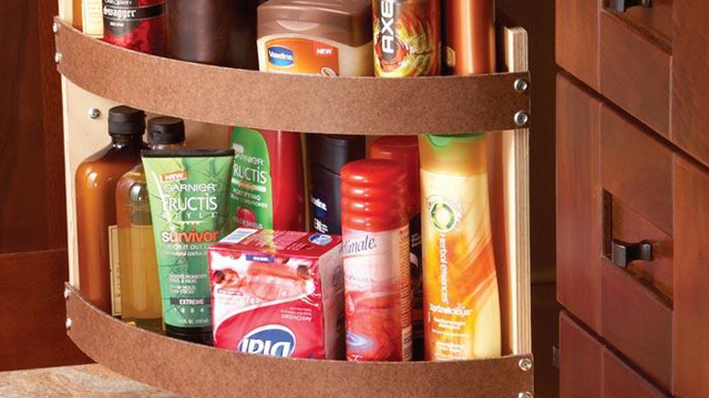 Add A Swing-Out Shelf To Your Bathroom Cupboard For Easy Access