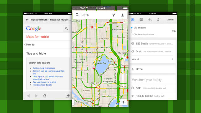 Google Maps For iOS Gets Faster Navigation And Tips Section