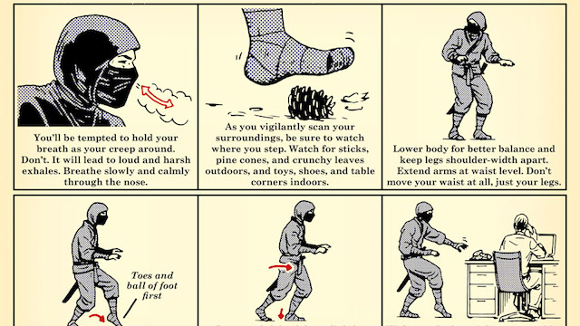 This Chart Shows You How To Silence Your Footsteps Like A Ninja
