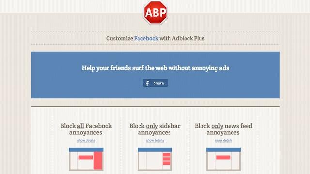 Adblock Plus Now Blocks Facebook’s Biggest Annoyances